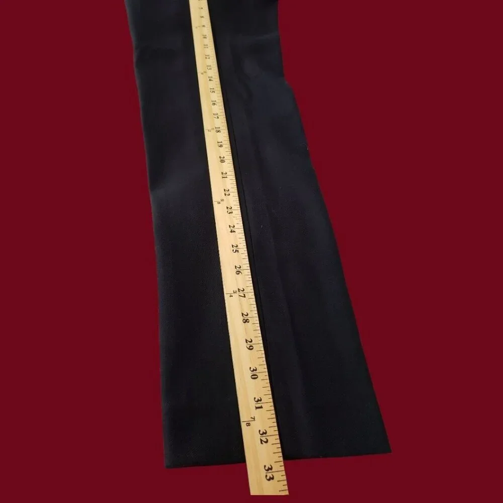 Salvatore Ferragamo Mens Wool Blend Trousers Made in Italy Midnight Blue  Size52